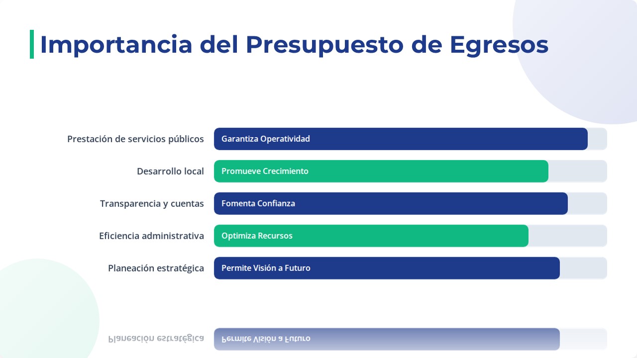 Importancia del Presupuesto de Egresos